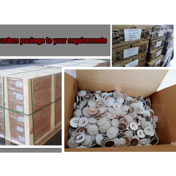 Insulation 30mm Diameter Dome Cap Washer For Fixing Insulation Hangers