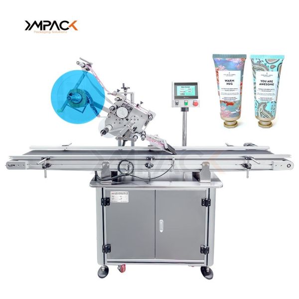 PLC Automatic Flat Label Applicator Machine Applicator For Box Bottle Cap Packaging Bag