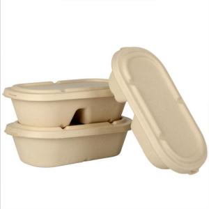 Buy cheap 100% Biodegradable Disposable Wheat Straw Lunch Box Compostable product