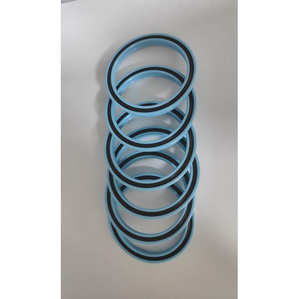 Hydraulic Rod Seal Polyurethane PU Oil Resistant OEM Sky Blue Seal Kit