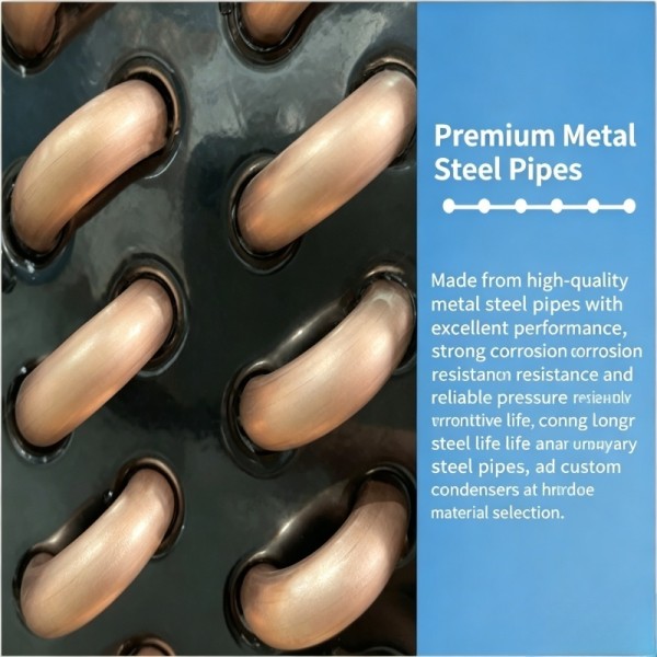 Copper Tube Finned Condenser Radiator Condensing Unit
