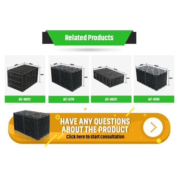 Innovative Soakaway Tank Modern Design Geocellular Units for Stormwater Management