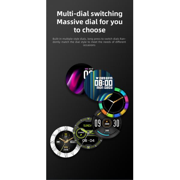 New Arrivals 2021 Factory F35 Gt2 Healthy Tracking Bracelet Round Smartwatch Smart Watches