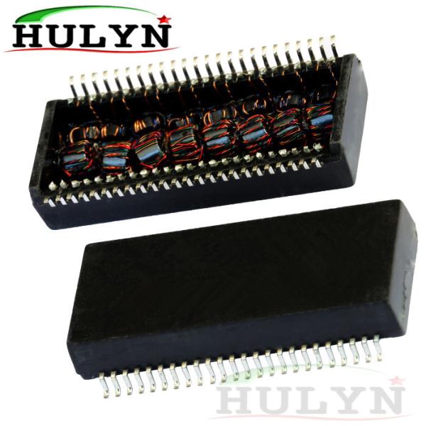 Quad Port, 10100 BASE-T Ethernet Transformer Modules, SMD, Rohs
