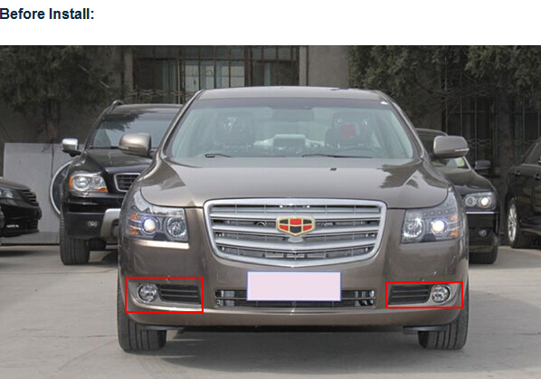Geely Emgrand EC8 DRL LED driving Lights led auto light replacements