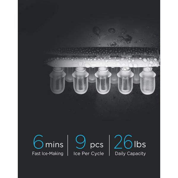 20kg Bullet Ice Block Making Small Home Commercial Ice Maker Machine for Business Automatic input water type Hand watering