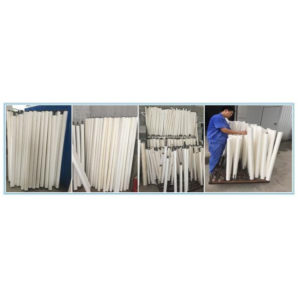 White PVA Sponge Brush Roller Rubber Roller Brush For Glass Cleaning Machine
