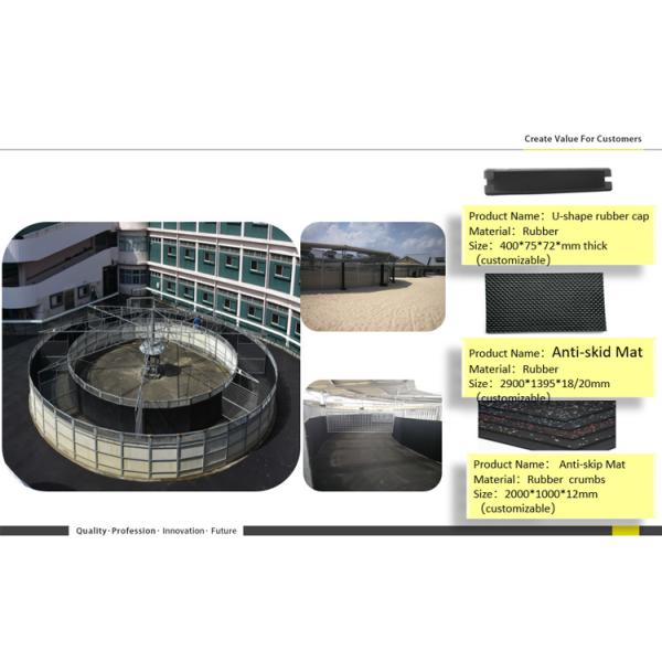 17mm Thickness Eco-friendly Horse Walker Matting Used In Horse Walker Area