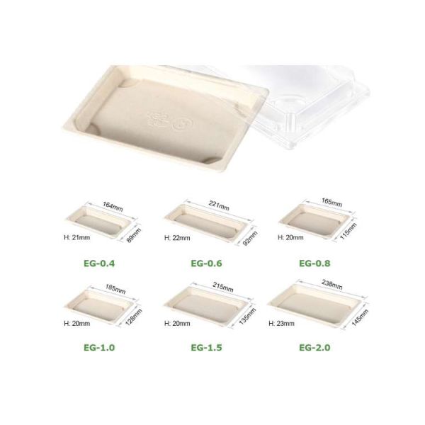 Biodegradable Microwavable Sushi Tray Sushi Paper