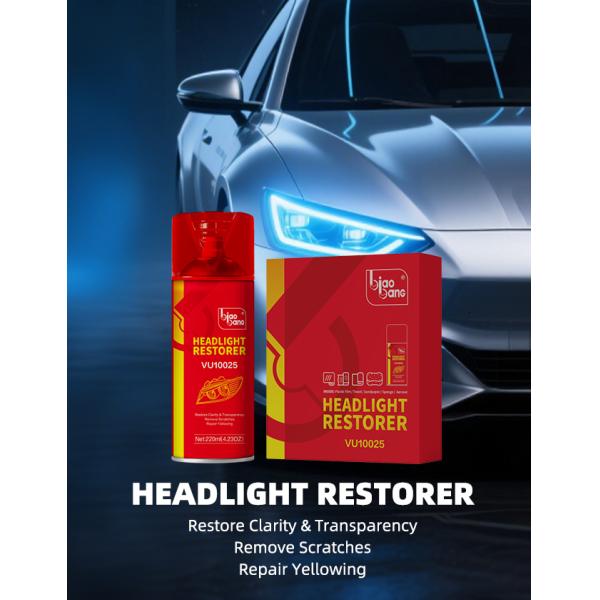 220ml Car Headlight Repair Spray Professional Removes Yellowing Surface Scratche And Oxidation