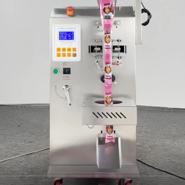 22cm Film Width Liquid Packaging Machines 220V / 110V Liquid Filling And Packing Machine