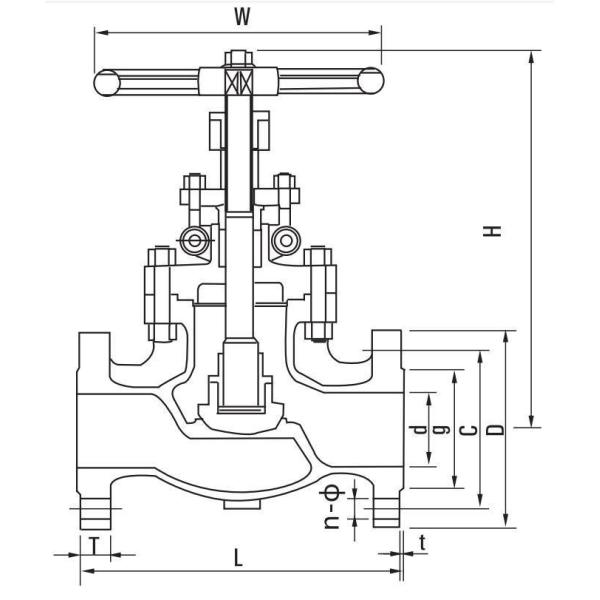 30-day Return refunds ANSI Class 150 Wcb Globe Valve J41H-150LB with Initial Payment