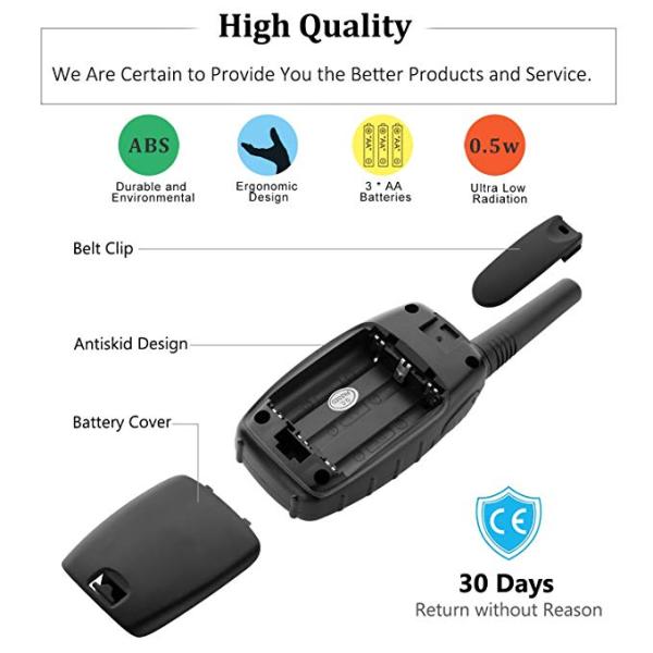 Mini Multi Function USB Walkie Talkie With Low Battery Alert Function