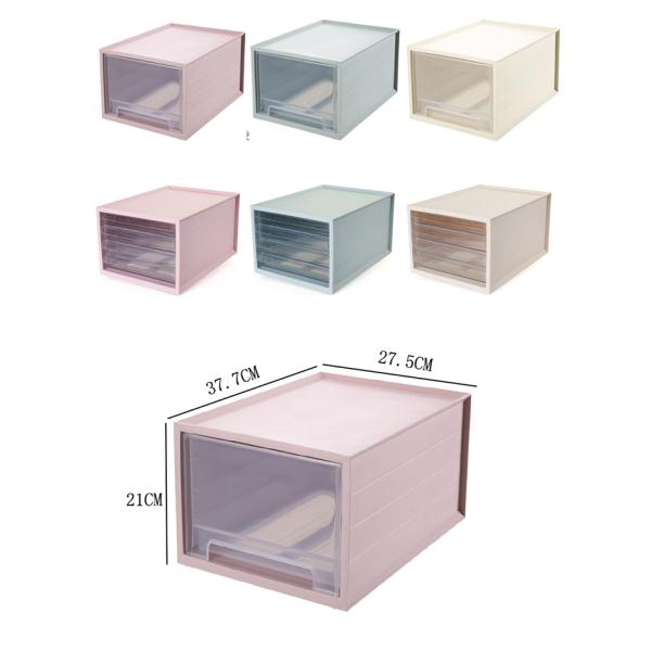 Rectangle 6l Capacity Pink Plastic Drawer Organizer Odm
