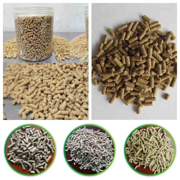100-1200kg/H Animal Feed Pellet Maker Flat Die Pellet Mill 1-12mm Final Pellet Size