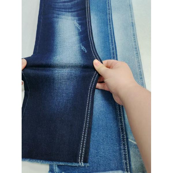 Shrink Resistant 10.2oz Stretch Denim Fabric Right Twill For Denim Pants