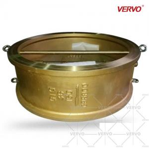 China 900mm Dual Plate Check Valve 36Inch Cast Steel Check Valve 150Lb Wafer Non Return AL-BRONZE Dual Plate Wafer Check Valve on sale