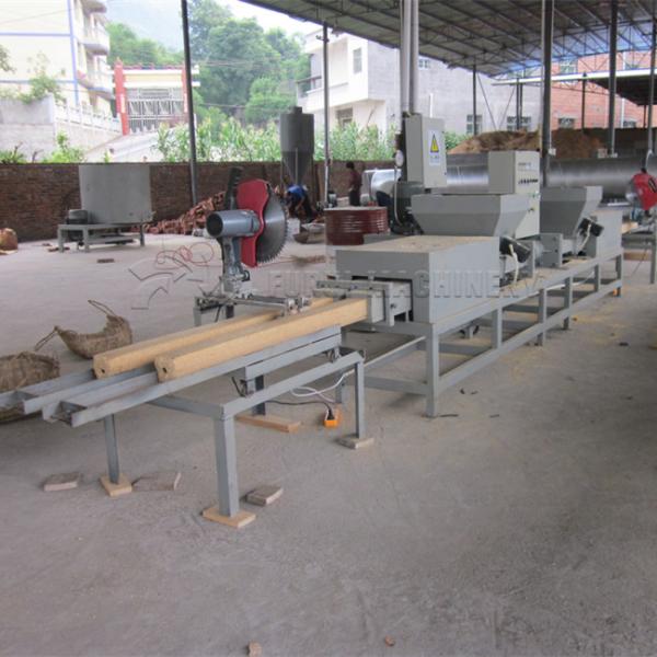 Industry Wood Block Making Machine / Sawdust Block Press Machine
