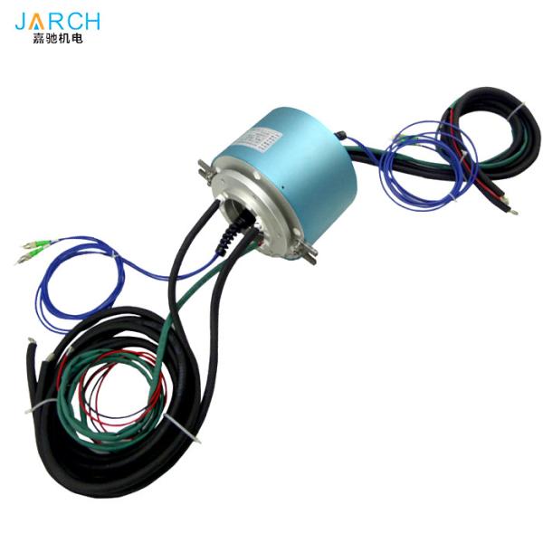 2 Channels Rotary Slip Ring Fiber Optical Joint For Encoder Servo Motor Signal Line