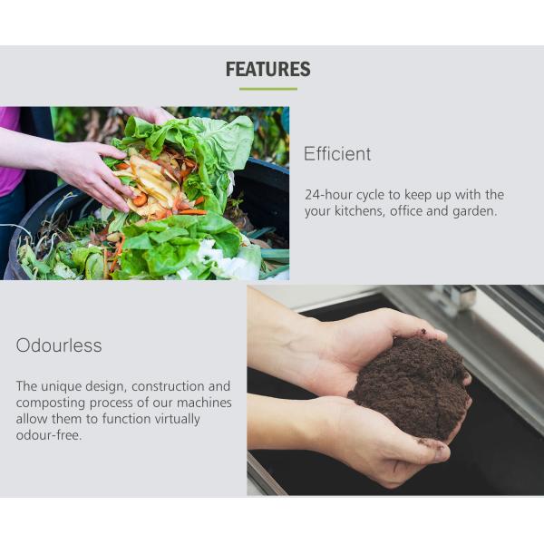 TOGO 2000kg/day Smart Compost Machine with 24-Hour Rapid Composting and 380V 50Hz Power Supply