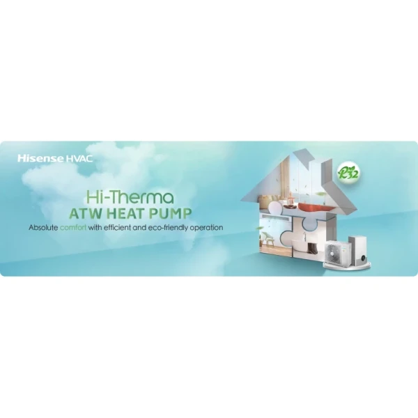 Hisense Hi-Therma Split Wall Mounted Air Conditioner - Front View