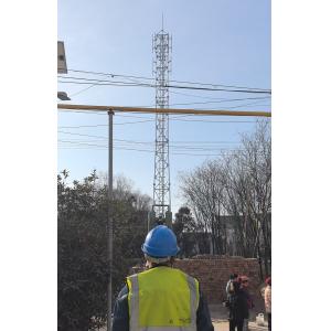 制造商制造用于镀锌角钢的自支撑4腿通讯塔
