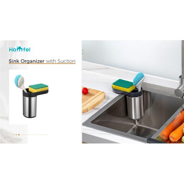 Efficiently Store Your Kitchen Essentials With OEM ODM Sink Caddy Shelf Drying Rack