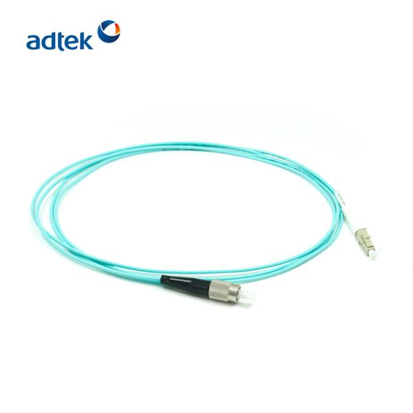 LC-SC 30cm Multimode Fiber Patch Cord 0.3m PVC LSZH Plenum