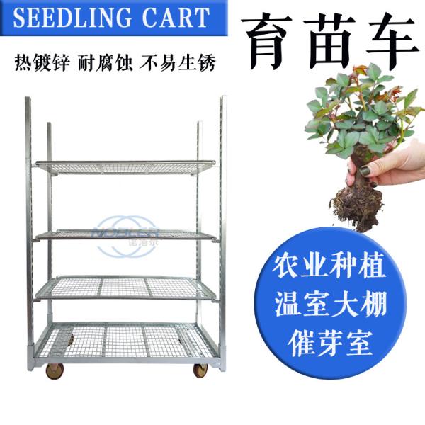Metal Mesh Danish Flower Trolley Dutch Nursery Cart Danish Trolley