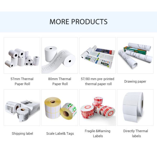 Customized Round Thank You Roll Stickers Waterproof
