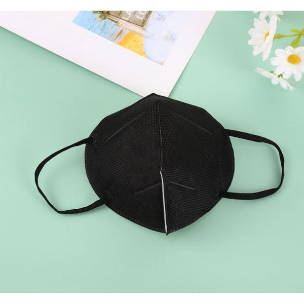 black Unisex FFP3 Face Mask , Dust Prevention PM2.5 Dust Mask