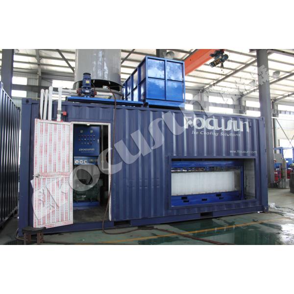Bitzer Compressor Industrial Ice Making Machine for Easy and Containerized Ice Production