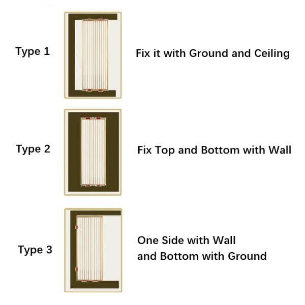 Black Decorative Metal Room Divider Screens Laser Cut Partition Wall