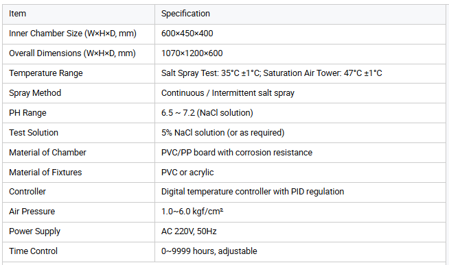Salt Spray Corrosion Resistance Tester, Automatic Continuous Nozzle Accelerated Aging Salt Spray Testing Machine
