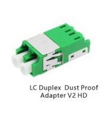 LC Duplex Fiber Optic Adapter Dust Proof Waterproof with Low Insertion Loss