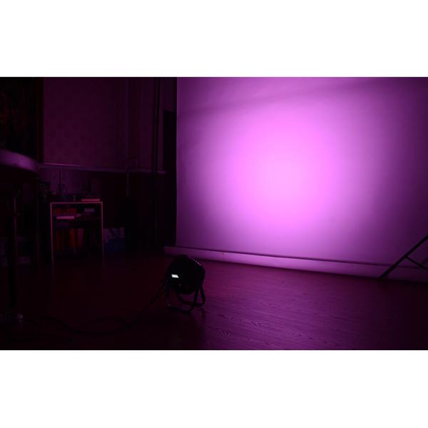 12PCS RGBWA + UV Flat Battery LED Par Light Sound Active Control Mode CRI 85