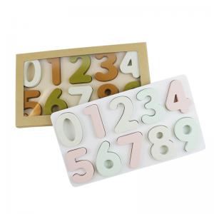 Buy cheap Educational Training Silicone Puzzle , Arabia Number Shape Toddler Jigsaw Puzzle product
