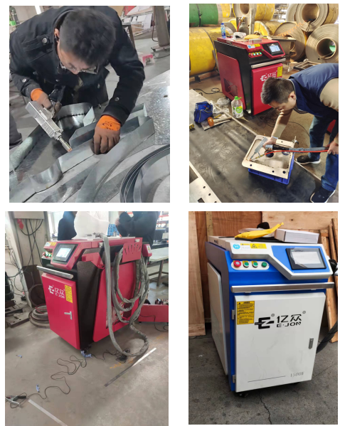 E500 Automatic Laser Welding Machine For Galvanized Plate Advertising Sign Making