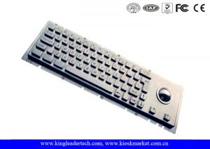 Buy cheap IP65 Cherry Keyswitch Panel Mount Kiosk Mechanical Keyboard With Trackball product