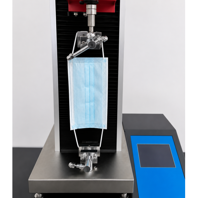 ASTM D5035 Disposable Mask Band Breaking Strength Tester for Ear Loop Tensile Test