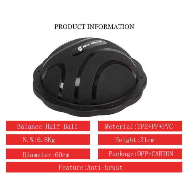 60cm Balance Training Equipments Half Ball