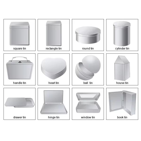 DADI Cute Rectangle Tin Tray with Offset Lithography Printing Handling Tinplate Metal Tin Tray
