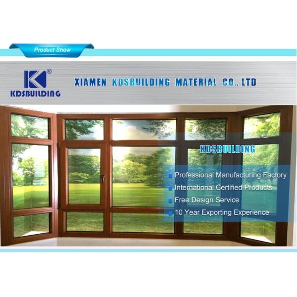 China Manufacture Aluminum Casement Windows For House With Ce Certified Solid Wooden Window