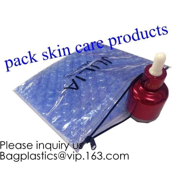 Best Seller Waterproof Cosmetic k Bubble Bag/Custom Printing PVC Bubble Mailer With Zipper, bagease, bagplastics