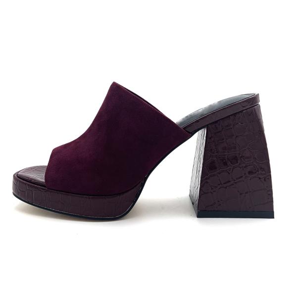 Elegant High Heel Women Mule Heels Medium Width Open Toe Style