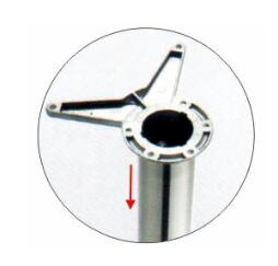 Iron / Stainless Steel Replacement Metal Table Legs , Metal Sofa Feet Long Durability