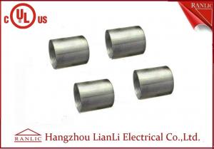 Buy cheap 1-1/4 inch 1-1/2 inch Electro Galvanized IMC Coupling 3.0mm Thickness Inside Thread product