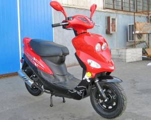 Buy cheap Air Cooled CDI Ignition Adult Motor Scooter 50CC Scooter 65 - 70km/H Hand Brake Operation product
