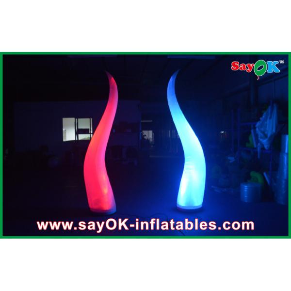Cone 190T Nylon Inflatable Lighting Decoration , Indoor Party Inflatable Lighting Stage