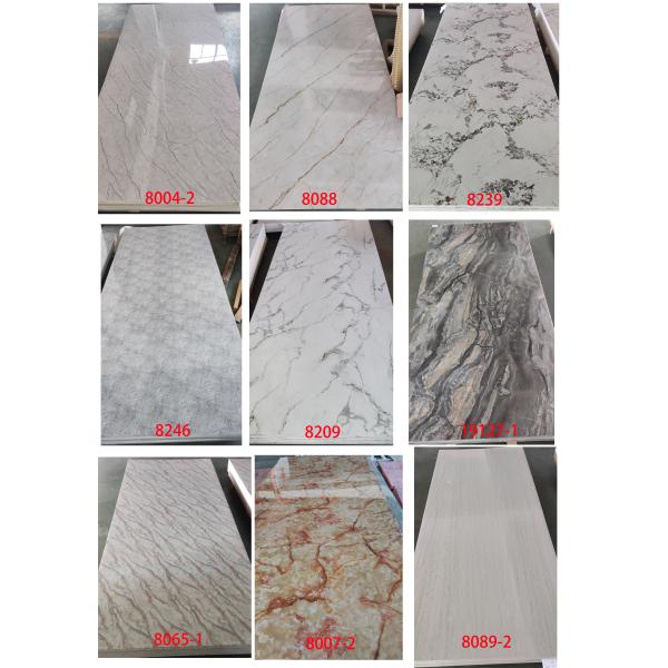 Easy Wall Board Install Fireproof Marble SPC Wall Panel with 25 Years Lifetime